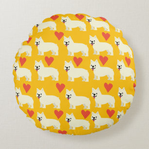 Frenchie Lover Round Pillow