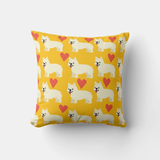 Frenchie Lover Throw Pillow (Front)