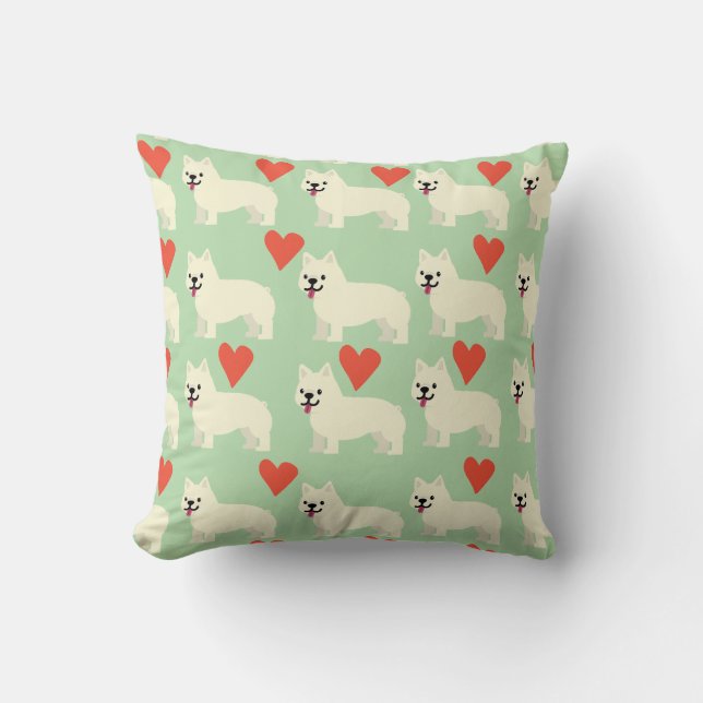 Frenchie Lover Throw Pillow (Front)