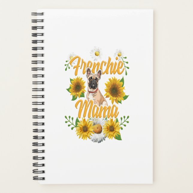 Frenchie Mama French Bulldog Dog Mom Fur Mama Planner (Front)