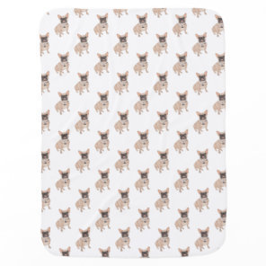 Frenchie (Masked) Baby Blanket