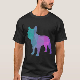 Frenchie  Mens French Bulldog Poly Design T-Shirt