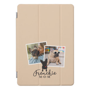 Frenchie Mom Add Your Photo Beige iPad Smart Cover