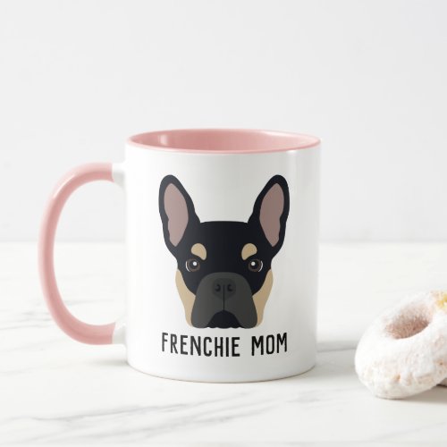 Frenchie Mom Black and Tan French Bulldog Mug