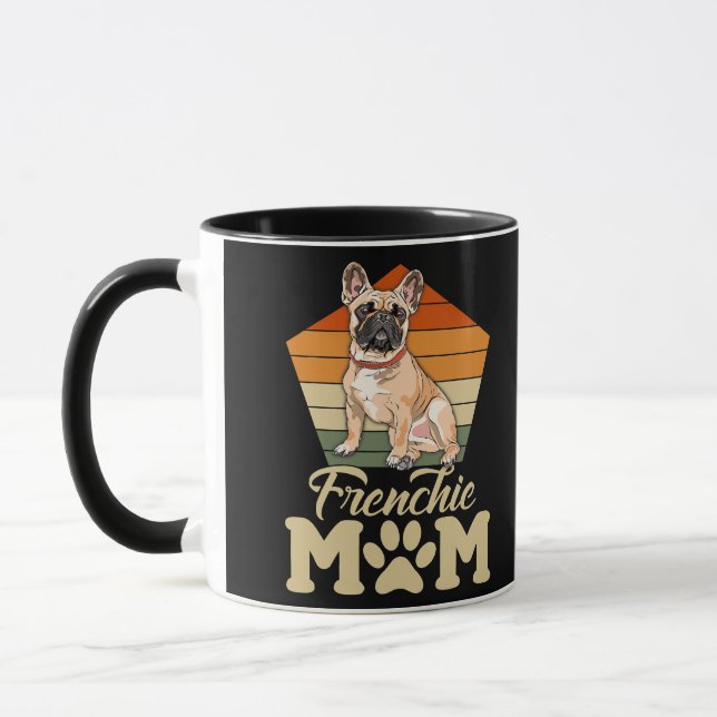 Frenchie Mom Cute French Bulldog For Mothers' Day  Mug (Left)