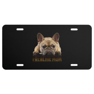 frenchie mom | french bulldog mom gift license plate