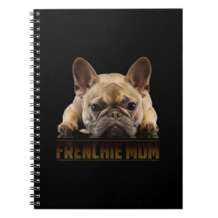frenchie mom french bulldog mom gift notebook