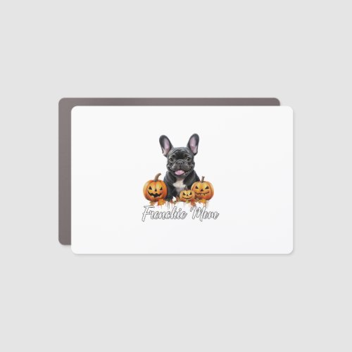 Frenchie Mom Funny Corgi Halloween 2024 French Bul Car Magnet