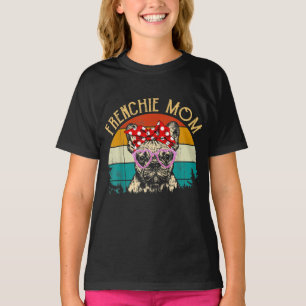 Frenchie Mom Gift Vintage Retro Style Bulldog T-Shirt