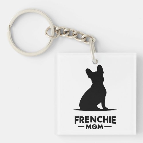 Frenchie Mom Keychain