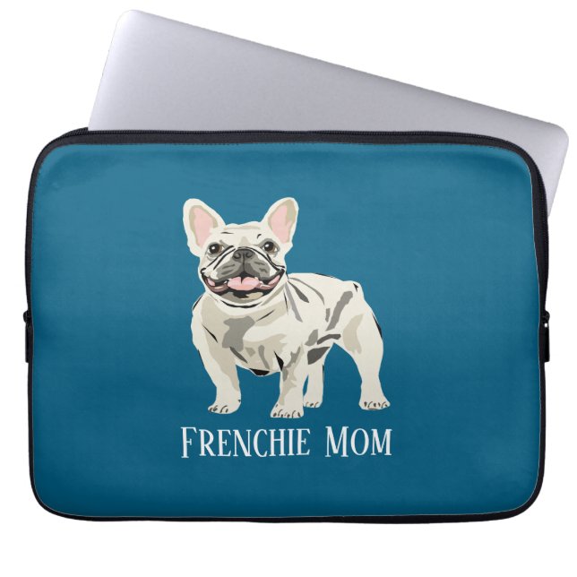 Frenchie Mom Laptop Sleeve (Front)