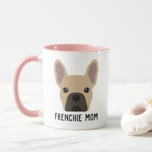 Frenchie Mom Light Fawn French Bulldog Mug