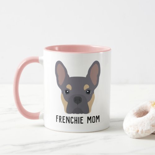 Frenchie Mom Lilac and Tan French Bulldog Mug