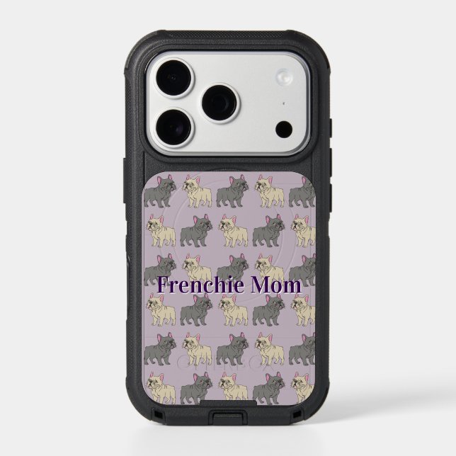 Frenchie mom otterbox iPhone case (Back)