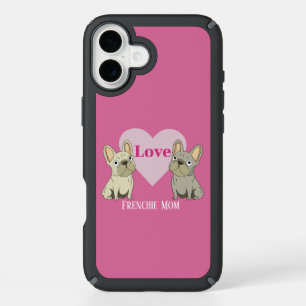 Frenchie Mom iPhone 16 Plus Case