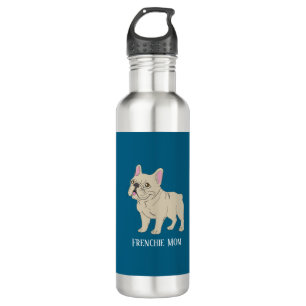 Frenchie Mom Stainless Steel Water Bottle