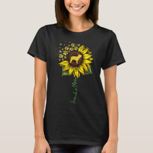 Frenchie Mom Sunflower French Bulldog Lover Gifts  T-Shirt