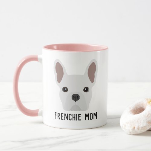 Frenchie Mom White French Bulldog Mug