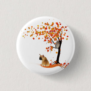 Frenchie My Spirit Animals Owl Frenchie Lovers Button
