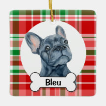 Frenchie Ornament, French Bulldog