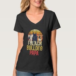 Frenchie Papa French Bulldog T-Shirt