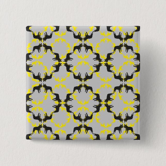 Frenchie Pattern pure Button (Front)