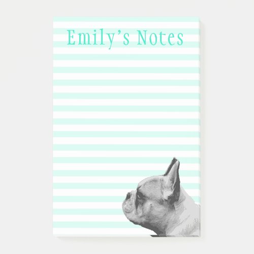 Frenchie  Personalized Post_it Notes