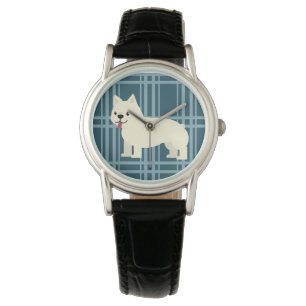 Frenchie Plaid Blue Watch