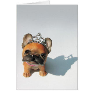 Frenchie Princess Cards