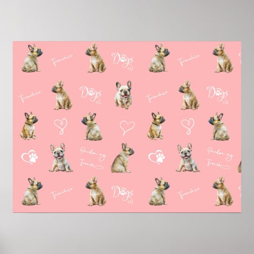 Frenchie Puppy  Poster