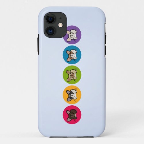 Frenchie Rainbow iPhone 11 Case