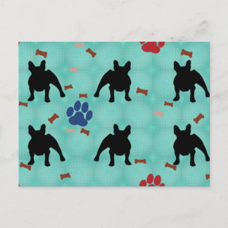 Frenchie Shadow Postcard