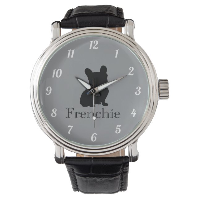 Frenchie silhouette watch (Front)