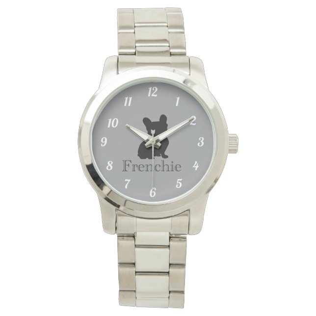 Frenchie silhouette watch (Front)