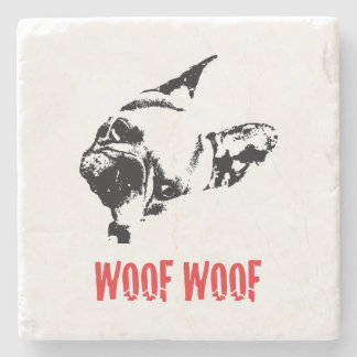  Frenchie Stone Coaster