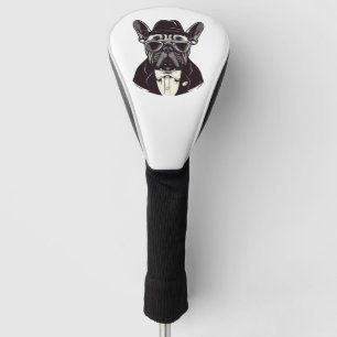 Frenchie The Gangster Golf Head Cover