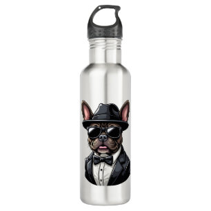 Frenchie The Gangster Stainless Steel Water Bottle
