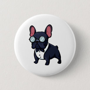 Frenchie The Gentlemen Button