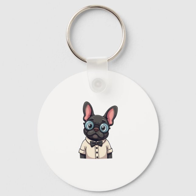 Frenchie The Gentlemen Copy (3) Keychain (Front)