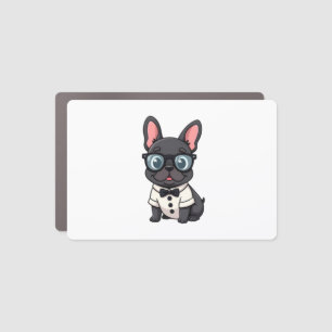 Frenchie The Gentlemen Copy (4) Car Magnet