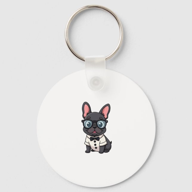 Frenchie The Gentlemen Copy (4) Keychain (Front)