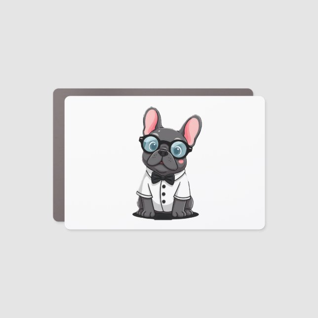 Frenchie The Gentlemen Copy (5) Car Magnet (Front)