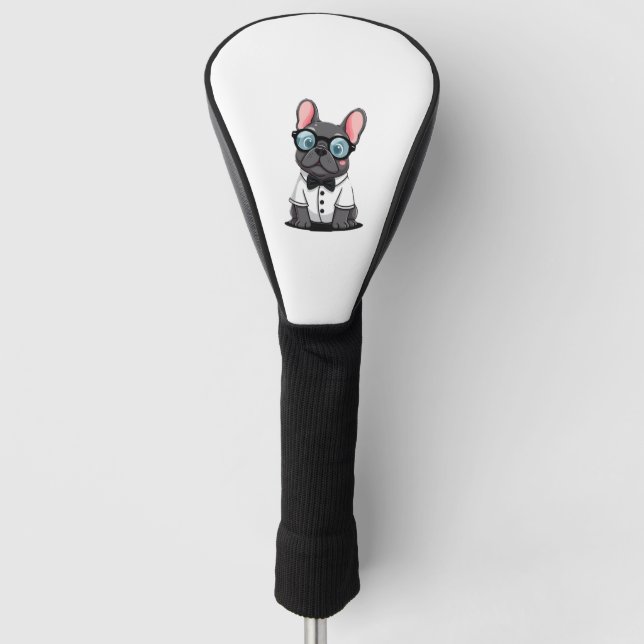 Frenchie The Gentlemen Copy (5) Golf Head Cover (Front)