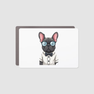 Frenchie The Gentlemen Copy (6) Car Magnet