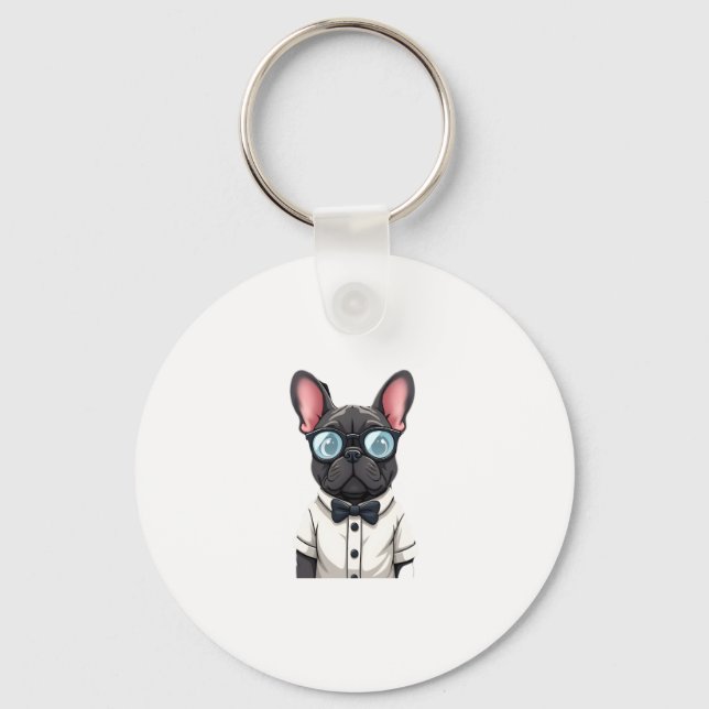 Frenchie The Gentlemen Copy (6) Keychain (Front)