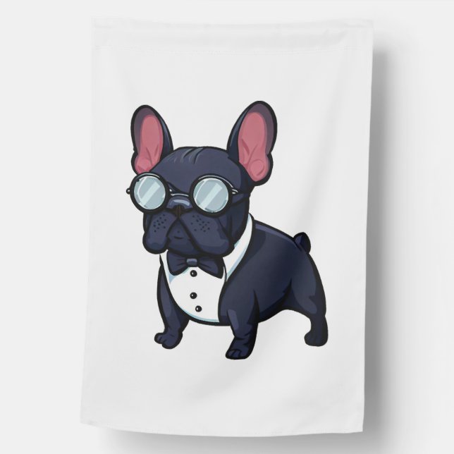 Frenchie The Gentlemen  House Flag (Front)