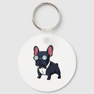Frenchie The Gentlemen Keychain