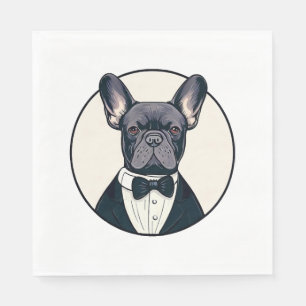 Frenchie The Gentlemen Napkins
