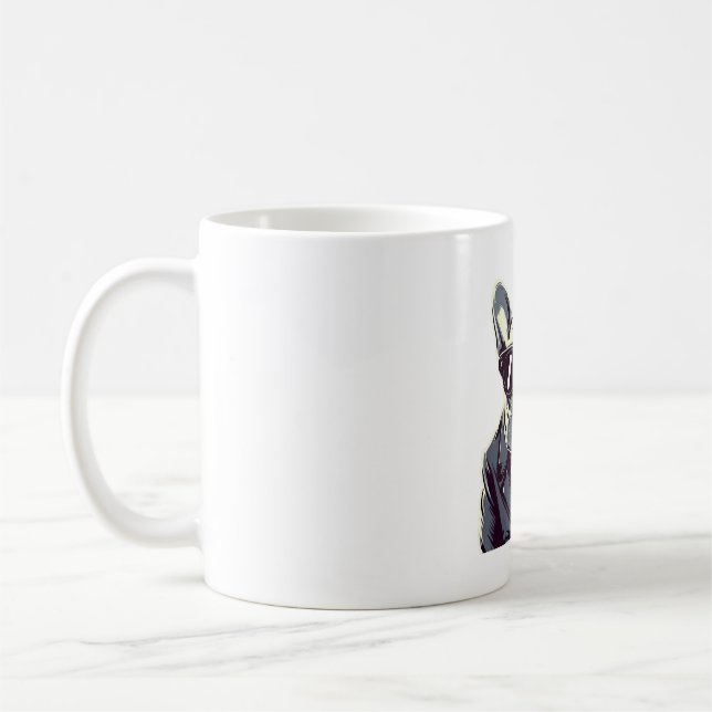 Frenchie The Party Man Coffee Mug (Left)