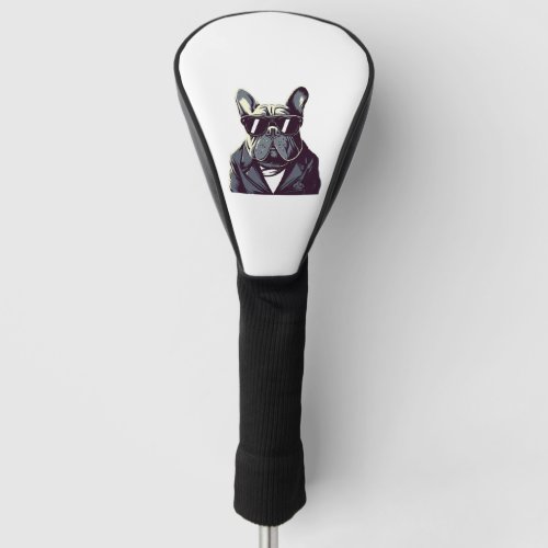 Frenchie The Party Man Golf Head Cover